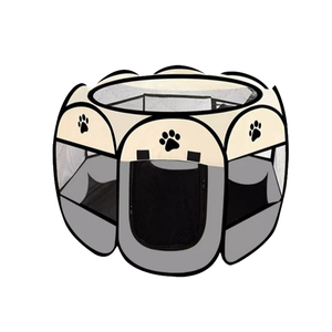 Kat En Hond Krasbestendige Achthoekige Afrastering Verloskamer Tent Opvouwbare Oxford Doek Tent Amazon Best Verkochte Pet Tent - Product Image 3