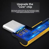 Câble de charge rapide compatible Redmi K50/K50 Pro/K40/K60/K70, type C, 120W, E-Sports, coudé