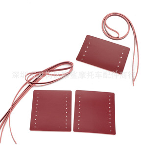 Funda de Cuero para Palanca de Cambios de Motocicleta Moshark MP03-001-0117 123, Reposapiés Decorativo Retro para Harley Davidson - Product Image 5