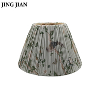 Abat-jour en tissu plissé moderne et minimaliste, personnalisable en couleur et en taille, pour lampe de table décorative, OEM et ODM