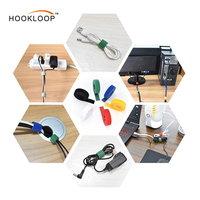 50 100 150 attaches de câble réutilisables à crochets et boucles, attaches de câble réglables multi-usages pour organiser les centres de données