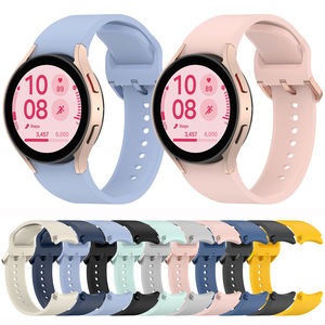 Correas de un solo toque para <span class=keywords><strong>Samsung</strong></span> <span class=keywords><strong>Galaxy</strong></span> Watch 7 6 5 4 FE, correa de repuesto deportiva de silicona suave sin espacios, de ajuste rápido - Product Image 6