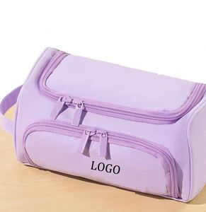 Étui à crayons personnalisé de grande taille, pochette de grande capacité, 3 compartiments, organiseur de bureau, étui pour marqueurs, sac de papeterie simple, porte-crayons - Product Image 6
