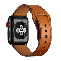 Bracelet en cuir PU personnalisé pour Apple Watch Band 44 mm 40 mm 42 mm 38 mm 44 mm Accessoires de montre intelligente Bracelet de poignet Iwatch
