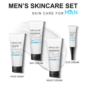 Marque privée Peau sensible Soins de la peau bio pour hommes Contrôle de l'huile Hydratant et crème <span class=keywords><strong>anti</strong></span>-acné aux herbes Ensemble de soins de la peau <span class=keywords><strong>anti</strong></span>-âge - Product Image 2