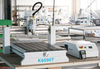 Máquina de Tallado de Madera CNC de Escritorio de Alta Velocidad 6090 de 4 Ejes, Mini Router CNC para Madera