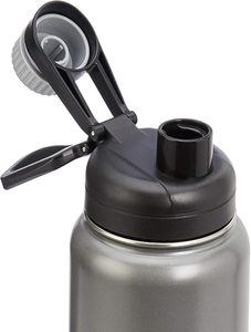 Bouteille d'eau isotherme en acier inoxydable de grande taille Basics - Product Image 4