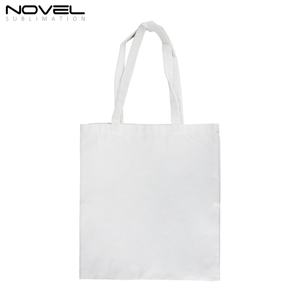 Sacs de shopping vierges en toile pour sublimation, 3 couleurs, personnalisables, impression recto-verso - Product Image 3