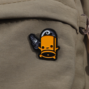 Broches en émail pour jeux vidéo, <span class=keywords><strong>robot</strong></span>, elfe, samouraï, chat, fille, dinosaure, badge de revers, bijoux, cadeau pour amis, vente en gros - Product Image 3