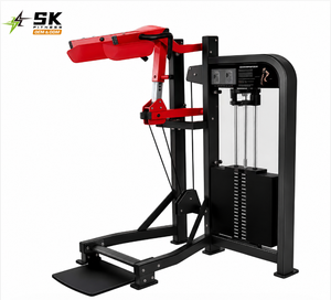 Macchina per Calf Raise SK Regolabile per Allenamento Gambe e Schiena, Attrezzatura Fitness <span class=keywords><strong>in</strong></span> Acciaio con Carico a Perno per Uso Domestico - Product Image 1