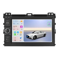 MEKEDE Autoradio multimédia à écran tactile Android Auto Car-play Navigation audio pour Toyota Land Cruiser Prado 120 8 pouces 2004-2009