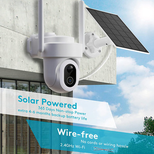Caméra sans fil 4G solaire 3MP CMOS pour les personnes véhicules Identification d'événements animaux 2.8mm grand Angle vue données cloud - Product Image 3