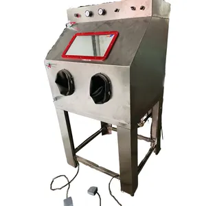 Wet sand blasting machine Wet and dry sand blasting and rust removal equipment Manual box type sand blasting machine