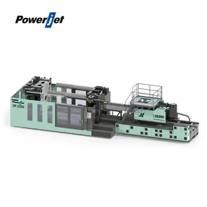 Powerjet 2000 tonne 2000 ton 2000t 2000ton large two platen plastic injection molding moulding machine