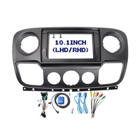 Meihua 10 pouces Kits de tableau de bord d'installation de voiture Cadre stéréo Radio Android pour Renault Master/OPEL Movano/Nissan NV400 2010-2021