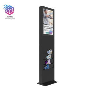 Tótem Digital LCD de 21.5 Pulgadas con Soporte para Piso y Bolsillo para <span class=keywords><strong>Periódicos</strong></span>, Kiosco para Centros Comerciales, Señalización Digital de Pie para Revistas - Product Image 2