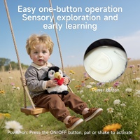 Jouet interactif Tumama pour enfants 18 mois+, jouets en peluche musicaux pour le temps sur le ventre, jouets en peluche sauteurs en forme de toucan, jouet en peluche lavable pour bébé