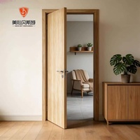 Portes intérieures en bois Mexin, portes coupe-feu, portes d'entrée, durables, résistantes à la chaleur, sûres, modernes, portes insonorisées pour hôtel