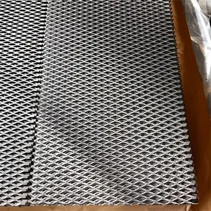 Fabrika satış çelik tel örgü genişletilmiş Metal ızgara teli