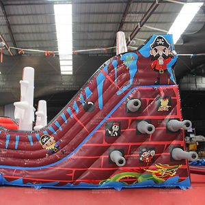 Acorazado pirata inflable doble tobogán fiesta al aire libre, evento Festival Día de Año Nuevo venta hogar Parque de Atracciones alquiler 2026 - Product Image 1