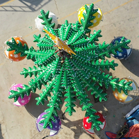 Manège de Noël familial à 32 places, arbre de Noël rotatif