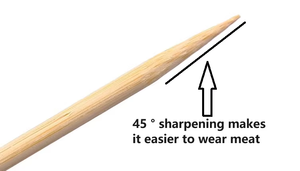Bâton de barbecue en bambou de qualité alimentaire de 9 pouces <span class=keywords><strong>Adana</strong></span> Kebab 40 cm - Product Image 5