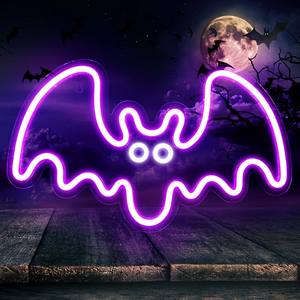 Enseigne au néon d'Halloween pour bar à la maison et café IP65 Source <span class=keywords><strong>de</strong></span> lumière LED Trick Treat Décoration murale suspendue pour porche et porte d'entrée - Product Image 3