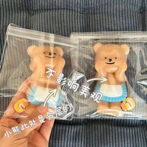 <b>Cute</b> Butter <b>Bear</b> Pinch Toy Soft Squeeze Decompression Toy Stress Relief Desktop Ornament Wholesale - Product Image 3