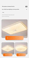 JYLIGHTING Plafonnier LED de luxe à fleurs en acrylique encastré pour chambre à coucher salon Solution d'éclairage haut de gamme