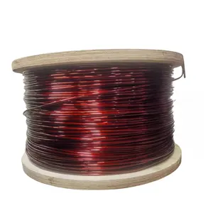 5.5mm enameled aluminum wire EI/AIWA 220 enamelled wire wooden spool packaged wires