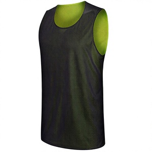 Maillot d'entraînement de tennis en mesh sans manches, maillot de sport à séchage rapide, maillot d'entraînement de basketball, logo personnalisé, adulte unisexe - Product Image 3