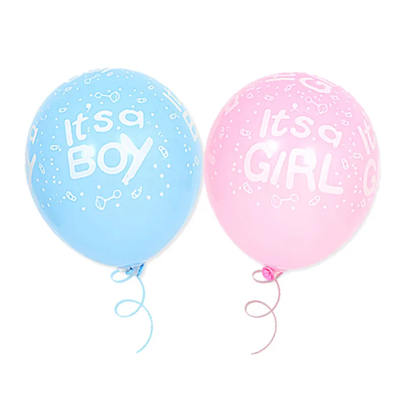 Het Een Jongen Meisje Ballonnen, 12 Inch Latex Ballonnen Baby Shower Decoratie Geslacht Onthullen Ballon