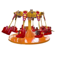 Manège volant pour enfants à 16 places, nouveau modèle en fibre de verre, pour tournage aérien en intérieur, à vendre