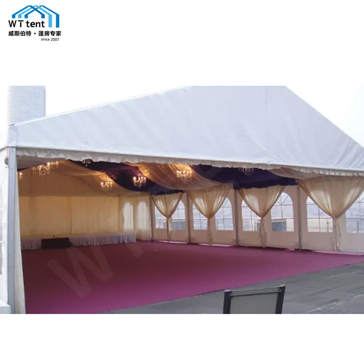 10x12m 10x15m 10x20m 10x30m 10x40m 10x50m 20x30m blanc pvc salle de mariage banquet banquet événement tente de fête pour 50 à 500 personnes