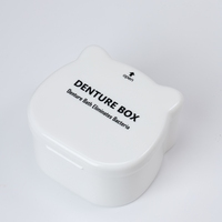 Mini organisateur boîte de rangement en plastique aligneur Compact étui dentaire étui pour prothèse dentaire coloré accolades dentaires boîte de retenue