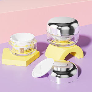 ขวดบรรจุภัณฑ์เครื่องสำอางอะคริลิค Dongjie Plastics ขนาด 50 มล. สำหรับผลิตภัณฑ์ดูแลผิว พร้อมหัวปั๊มและฝาปิด - Product Image 2