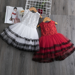 Vestiti delle ragazze in autunno di Medie e grandi dimensioni per bambini del merletto <span class=keywords><strong>tutu</strong></span> - Product Image 1