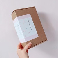 Boîtes d'expédition personnalisées de luxe en gros, emballages en papier ondulé pour les soins de la peau