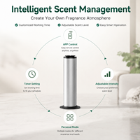 Diffuseur d'arômes intelligent en aluminium OY-5, Bluetooth, WiFi, contrôle par application, nébuliseur d'huiles essentielles pour hôtel, maison, bureau