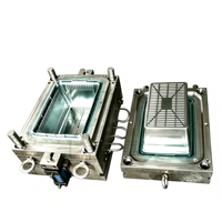 Cetakan Injeksi Plastik Guanghao Presisi Tinggi Multi-Cavity Hot/Cold Runner untuk Ember Cat, Tutup Ember Cat Logam yang Dapat Ditumpuk Sesuai Pesanan