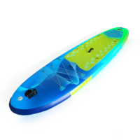 Planche de paddle lumineuse 500D 1000D avec éclairage LED, planche de surf gonflable lumineuse