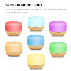 500Ml Aroma Etherische Olie <span class=keywords><strong>Diffuser</strong></span> <span class=keywords><strong>5</strong></span> <span class=keywords><strong>In</strong></span> <span class=keywords><strong>1</strong></span> Ultrasone Aromatherapie Geur Olie Luchtbevochtiger Diffusers Voor Thuis Grote Kamer - Product Image 2