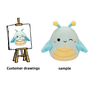 Customizable Plush Toys Cute Pillow PP Cotton Plush <b>Doll</b> Bedside Pillow Pad Custom logo Packaging Label Hanging Tag - Product Image 5