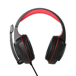 Aşırı kulak bandı bilgisayar kulaklık oyun kullanımı kablolu kulaklık oyun kulaklığı ile mikrofon Stereo bas LED ışık PC Gamer için