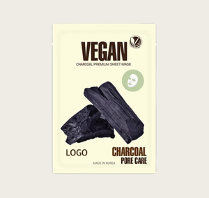 Mascarilla Facial Vegana de Carbón Vegetal, Hidratante, Limpiadora de Poros para Mujeres, Purificante de la Piel, Belleza Coreana, ODM, OEM - Product Image 4