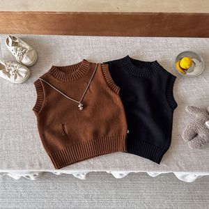 Automne enfants garçon tricots mode enfants <span class=keywords><strong>tricot</strong></span>é <span class=keywords><strong>gilet</strong></span> enfant en bas âge garçons pull en <span class=keywords><strong>tricot</strong></span> - Product Image 4
