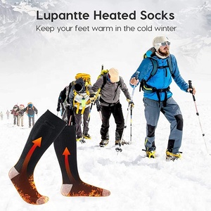<span class=keywords><strong>Chaussettes</strong></span> thermiques chauffantes rechargeables à piles High-Crew Chauffe-pieds d'hiver pour le ski Technics tricotés - Product Image 3