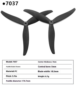 Hélices de Tres Aspas para Dron Ganfeng 7037/8040/9045/1050, Accesorios para Dron de 7/8/9/10/11/12/13/14/15 Pulgadas - Product Image 6