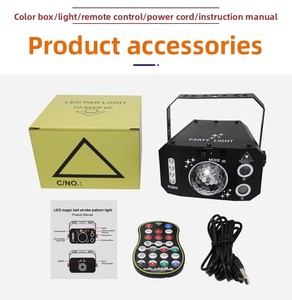 Nueva Bola de <span class=keywords><strong>Luz</strong></span> Mágica de 7 Ojos de <span class=keywords><strong>Amazon</strong></span>, Proyector de Haz Láser LED RGBW IP33, Iluminación Giratoria Multicolor para Escenarios, Ambiente KTV - Product Image 5