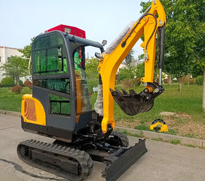 Hot Sale R316 <b>Small</b> Digger Mini <b>Wheel</b> Excavator with Engine Motor Pump Gearbox PLC 1ton Free Shipping - Product Image 4